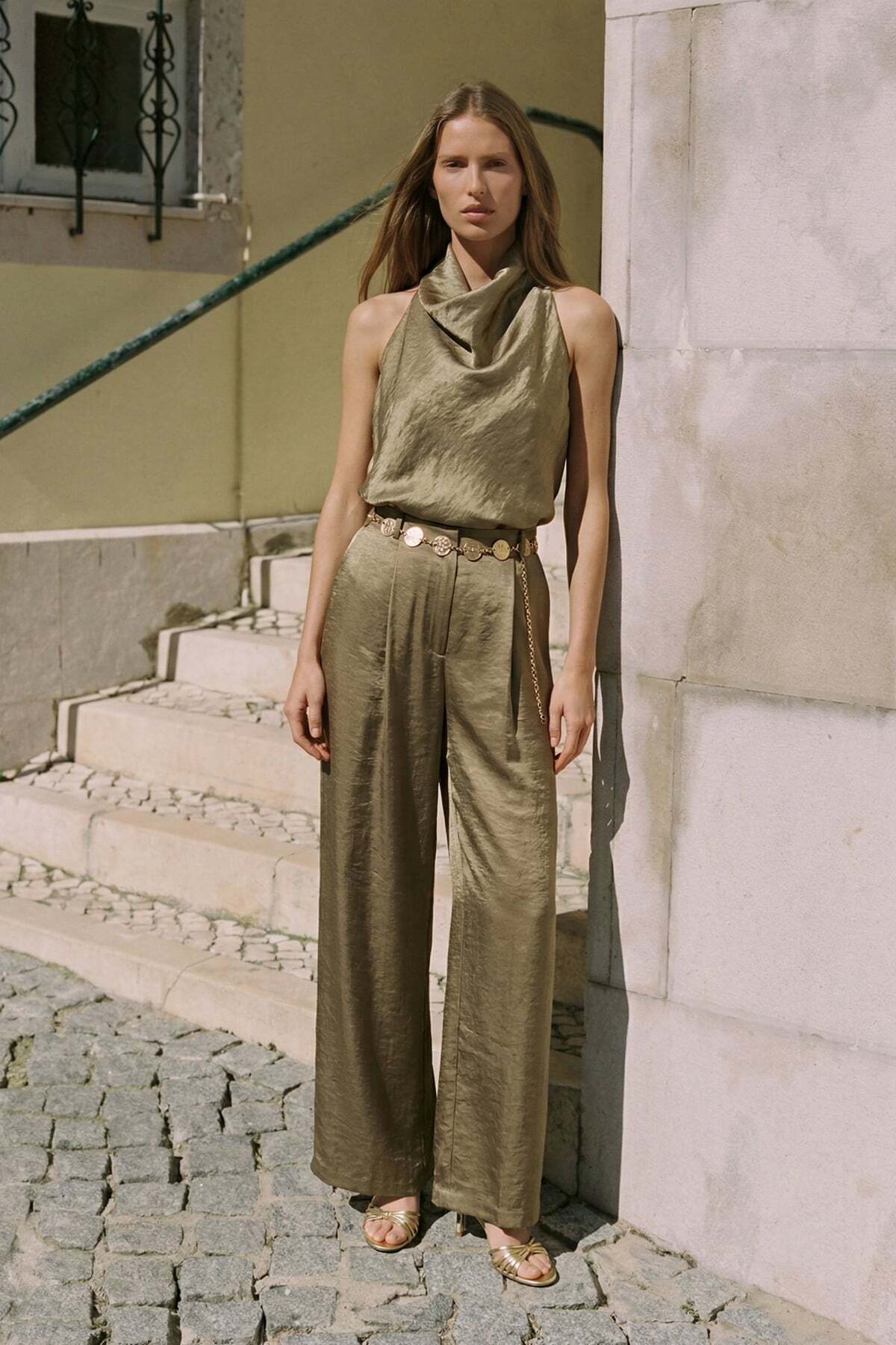 Aura Pantolon - Bej